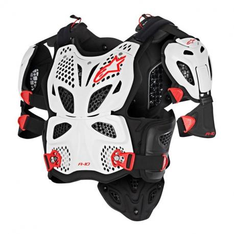 Pare Pierre Alpinestars A10 FULL Chest Protector White XS/S