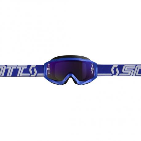 Masque Scott Hustle X MX Blue White/ Purple Chrome Works
