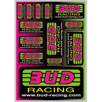 Plaquette stickers Bud classic logo A5 21x15cm