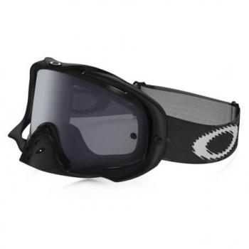 Masque OAKLEY Crowbar Sand Jet Black écran Dark Grey + transparent