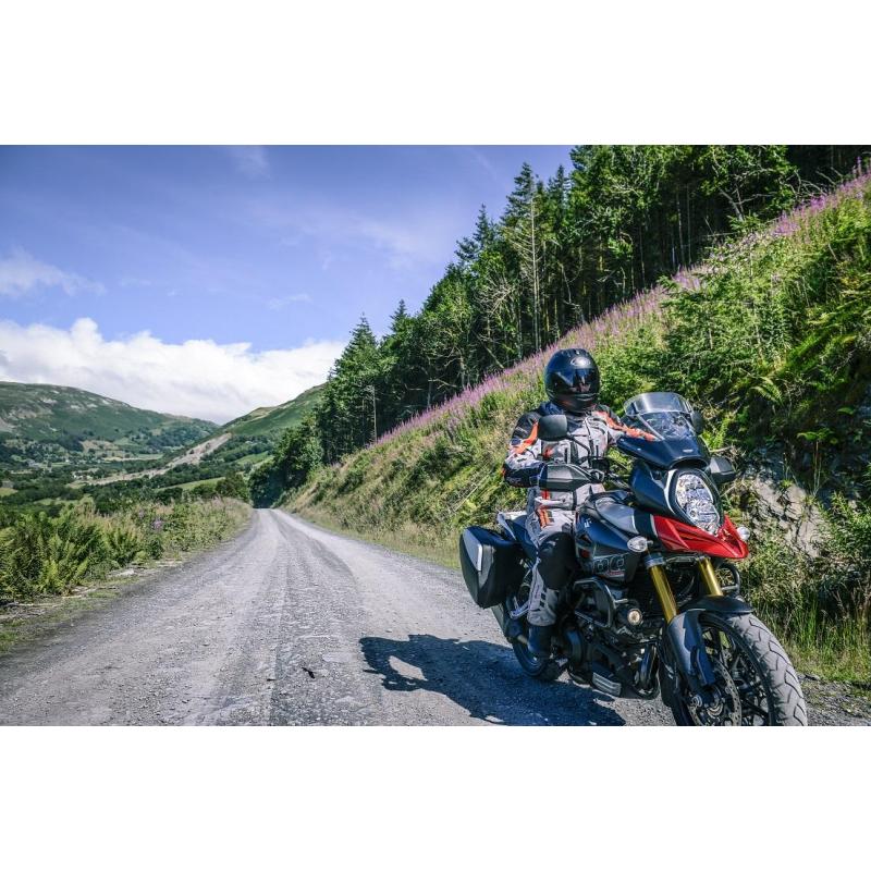 Veste moto femme RST Pro Series Paragon V - argent/flo red - XS