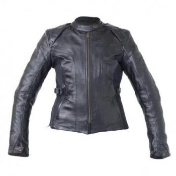 Veste RST Ladies Kate cuir été noir taille L femme