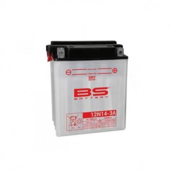 Batterie BS BATTERY 12N14-3A conventionnelle livrée avec pack acide