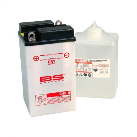 Batterie BS BATTERY B49-6 conventionnelle livrée avec pack acide