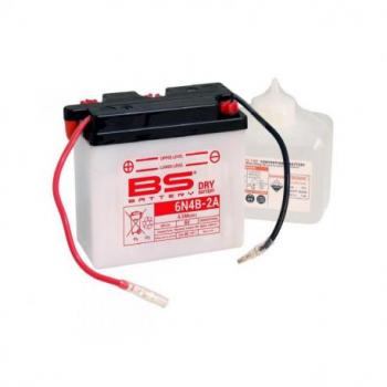 Batterie BS BATTERY 6N4B-2A conventionnelle livrée avec pack acide