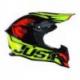 Casque JUST1 J12 Dominator Red/Neon Lime taille L