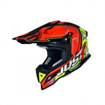 Casque Just1 J12 Aster orange/jaune taille L