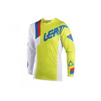 Maillot LEATT GPX 5.5 Ultraweld lime/blanc taille M