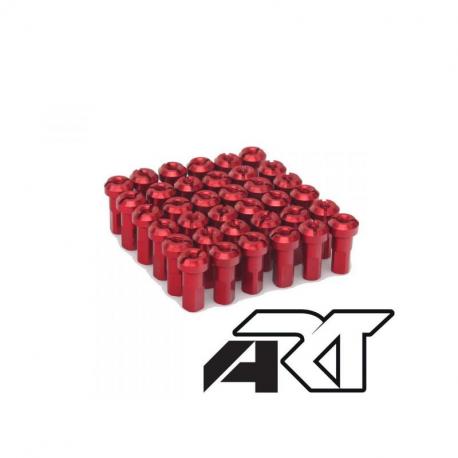 Kit têtes de rayon universel anodisées A.R.T rouge