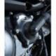 Couvre-carter R&G RACING gauche (pompe à eau) noir Aprilia Caponord 1200