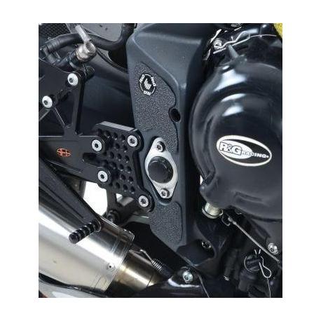Adhésif anti-frottement R&G RACING cadre/bras oscillant noir 5 pièces Triumph Daytona 675/675 R