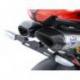Support de plaque R& noir MV Agusta F4 - Echappement Termignoni uniquement