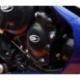 Couvre-carter droit R&G RACING noir Triumph Daytona 675