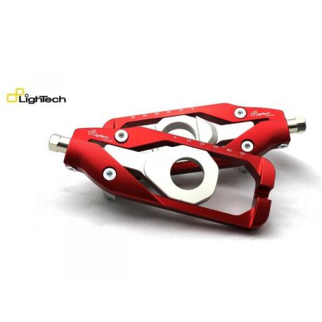 Tendeur de chaine LIGHTECH rouge Yamaha R1 - TEYA004ROS