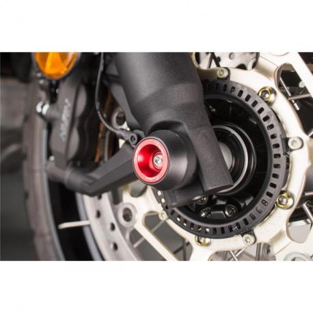Protections fourche et bras oscillant (axe de roue) LIGHTECH rouge Honda X-Adv