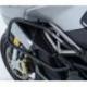 Protections latérales R&G RACING Adventure noir Aprilia 1200 Caponord