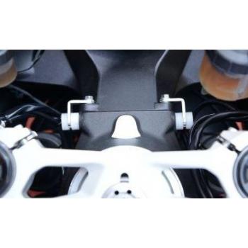Protections de butée de direction R&G RACING noir Ducati 899/1199/1299 PANIGALE