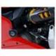 Tampons de protection R&G RACING Aero noir Suzuki GSX-S1000F 