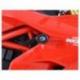 Tampons de protection R&G RACING Aero noir sans percage Ducati Supersport
