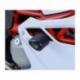 Tampons de protection R&G RACING Aero noir (sans perçage) MV Agusta F4 1000R