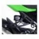 Patte de fixation de silencieux R&G RACING noir Kawasaki Ninja 400