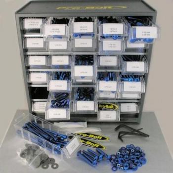 Assortiment visserie 500 pièces PRO BOLT bleu