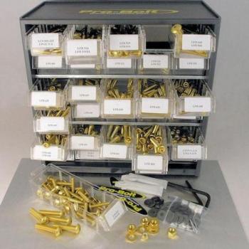 Assortiment visserie 500 pièces PRO BOLT or