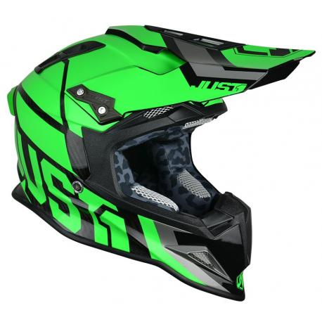 Casque JUST1 J12 Unit Neon Green taille XL