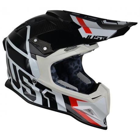 Casque JUST1 J12 Unit Black/White taille XS