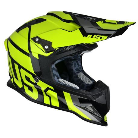 Casque JUST1 J12 Unit Neon Yellow taille S