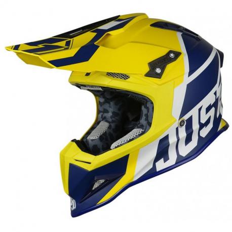 Casque JUST1 J12 Unit Blue/Yellow taille XS