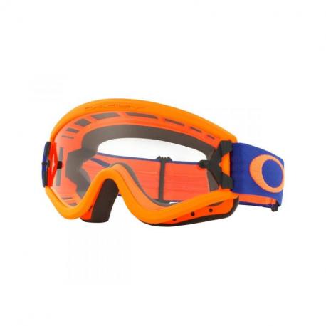 Masque OAKLEY L Frame Orange Blue écran transparent