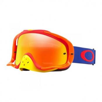 Masque OAKLEY Crowbar Blue Red écran Fire Iridium