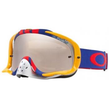 Masque OAKLEY Crowbar Pinned Race Red/Blue écran Black Iridium