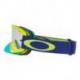 Masque OAKLEY O Frame 2.0 Lime Blue écran transparent