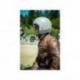 Casque BELL Custom 500 Stripes Pearl blanc taille XS