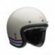 Casque BELL Custom 500 Stripes Pearl blanc taille XS