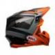 Casque BELL Moto-9 Flex Gloss/Matte Orange/Charcoal Hound taille XS