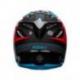 Casque BELL Moto-9 Flex Gloss/Matte Cyan/Red Hound taille XS