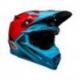 Casque BELL Moto-9 Flex Gloss/Matte Cyan/Red Hound taille XS