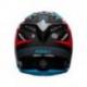 Casque BELL Moto-9 Flex Gloss/Matte Cyan/Red Hound taille XL