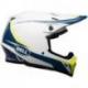 Casque BELL MX-9 MIPS Gloss White/Blue/Yellow Torch taille S