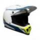 Casque BELL MX-9 MIPS Gloss White/Blue/Yellow Torch taille S