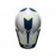 Casque BELL MX-9 MIPS Gloss White/Blue/Yellow Torch taille S