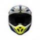 Casque BELL MX-9 MIPS Gloss White/Blue/Yellow Torch taille S