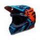 Casque BELL Moto-9 MIPS Gloss Blue/Orange District taille L