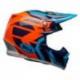 Casque BELL Moto-9 MIPS Gloss Blue/Orange District taille L