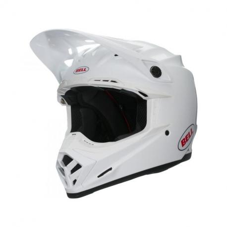 Casque BELL Moto-9 MIPS Gloss White taille XL