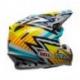 Casque BELL Moto-9 MIPS Tagger Gloss Yellow/Blue/White Assymetric taille XS