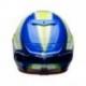 Casque BELL Race Star Gloss White/HI-VIZ Green/Blue Sector taille S